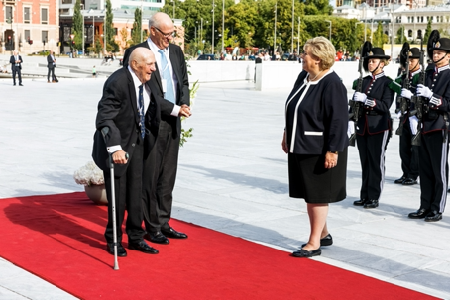 Teodor Abrahamsen og Erna Solheim